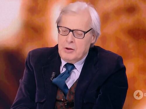 Prima di domani, Sgarbi avverte la sinistra: "Cosa non devono confondere"