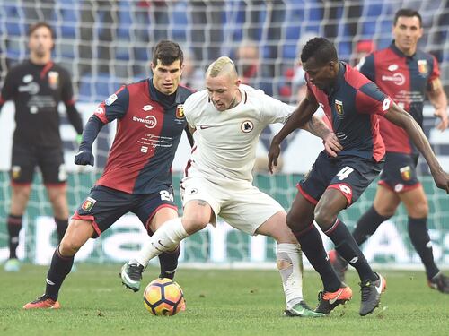 Alla Roma basta un autogol di Izzo per battere il Genoa