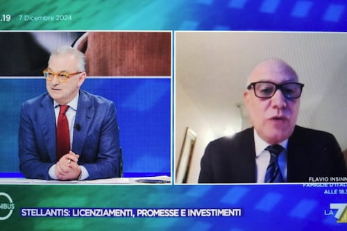 Stellantis, la sparata di Manca su Tavares: "Neanche un centesimo", scintille a Omnibus