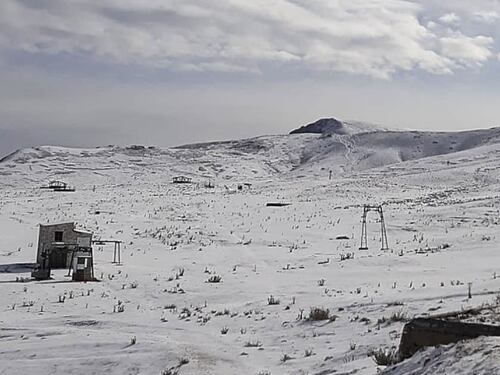 Prima neve nel Lazio. Vette imbiancate da Campocatino a Filettino