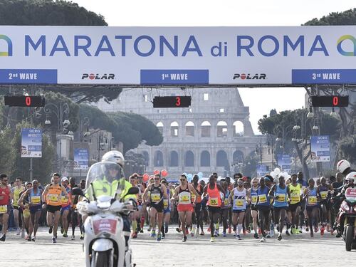 Diecimila runner alla Maratona di Roma: percorso, deviazioni e chiusure stradali