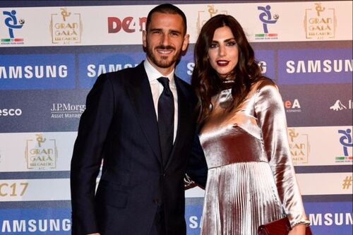 D'Amico-Buffon e Bonucci-Maccari, parata di star al Gran Galà del Calcio