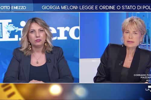Otto e mezzo, Bolloli demolisce le critiche Pd a Meloni: “Parlano di leggi razziali, ma Mattarella ha firmato”