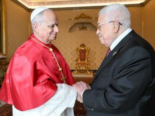 Il Papa ad Abu Mazen: "Urgente l’aiuto alla popolazione di Gaza. Sì ai due Stati in Terra Santa"