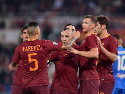 Dzeko show, la Roma batte l'Empoli e aspetta Napoli-Juve