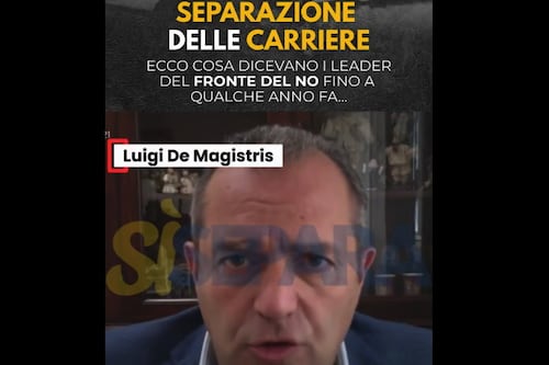 Separazione delle carriere, le giravolte dei leader del No: il video clamoroso