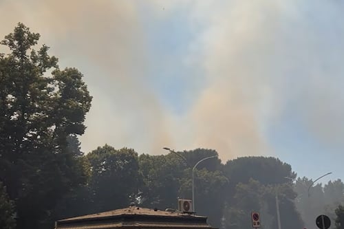 Roma, raffica di incendi dal parco dell'Aniene a Piana del Sole