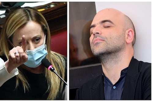 Il tweet assurdo di Roberto Saviano. "Uomini carnefici", la Meloni lo seppellisce: se questo è un guru...