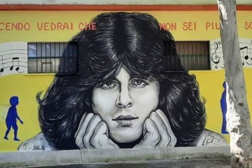 Roma, murales dedicato a Claudio Baglioni: a Centocelle omaggio per i 70 anni