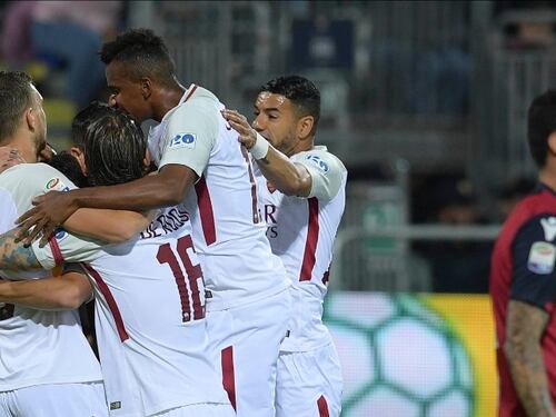 La Roma passa a Cagliari e mette un piede in Champions