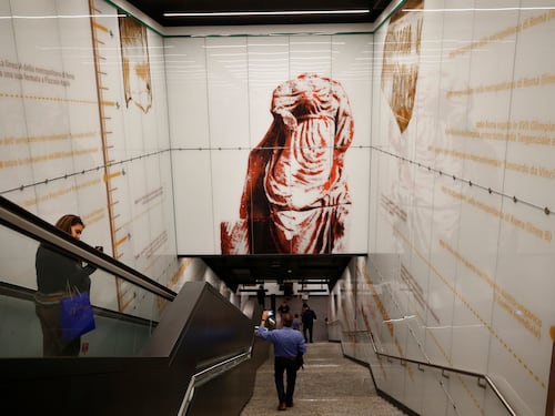 Metro C, ecco la stazione-museo che porta Tor Bella Monaca al centro