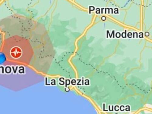 Terremoto a Genova, doppia scossa: trema tutta la Liguria