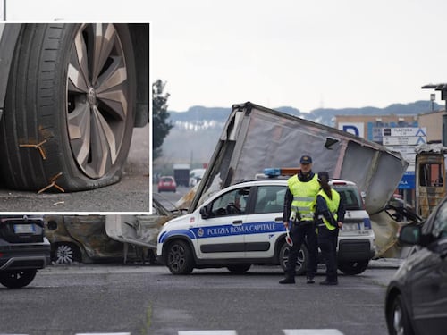Rapina choc a Commercity, il testimone: "Come un film". Auto a fuoco e chiodi