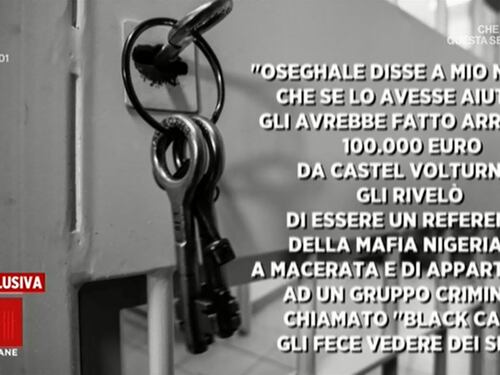 Rivelazioni choc di un pentito: Oseghale è della mafia nigeriana, mi offrì 100mila euro