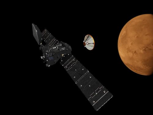 Il lander Schiaparelli arriva su Marte ma non dà segnali di vita