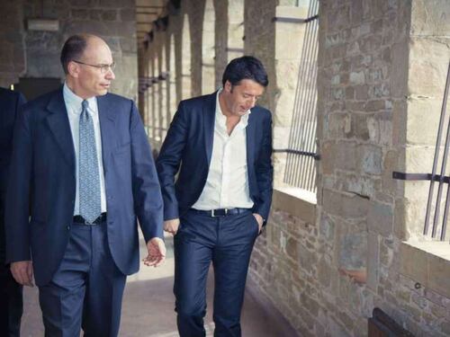 Letta incontra Renzi a palazzo Chigi