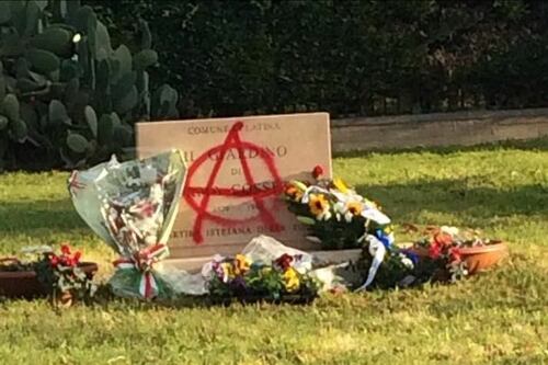 Scempio a Latina: profanata la stele in onore di Norma Cossetto, martire delle Foibe