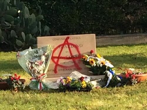 Scempio a Latina: profanata la stele in onore di Norma Cossetto, martire delle Foibe