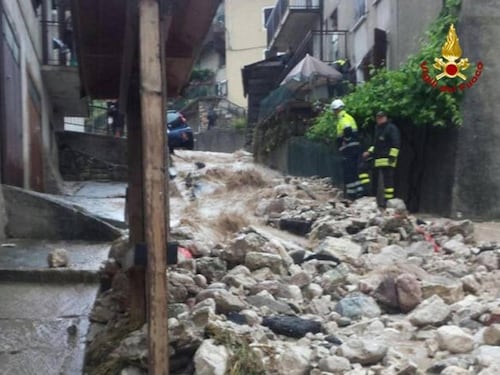 Nubifragi al nord, bimbo scomparso nel fiume Adda