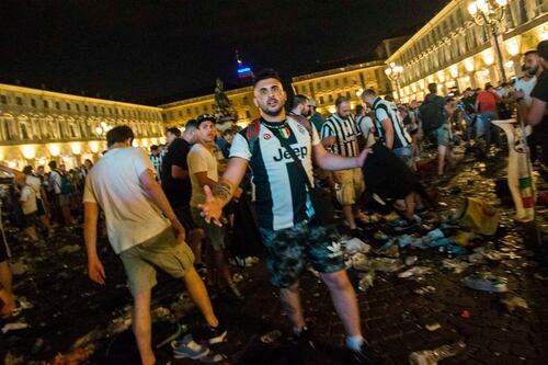 Panico in piazza San Carlo durante la finale di Champions