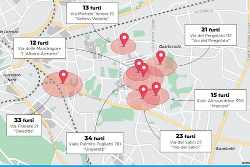 Scuole in mano ai ladri, oltre 150 furti nonostante l'allarme. La mappa