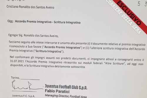 Ecco la "carta segreta" di Ronaldo che inguaia la Juve. Cosa rischiano i bianconeri