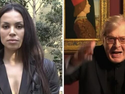 L'aria che tira, Sgarbi a valanga sui giudici: "In carcere!". E Berlusconi...
