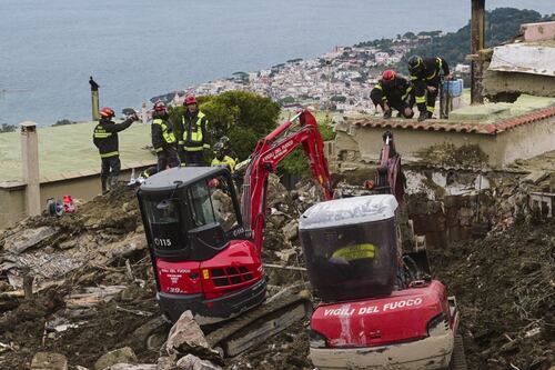 Emergenza frane, prorogata a Ischia l'allerta meteo gialla