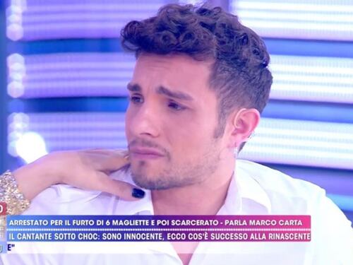 Marco Carta vuota il sacco dalla d'Urso: "Non sono un ladro"