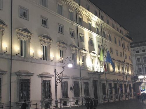Palazzo Chigi è un cantiere