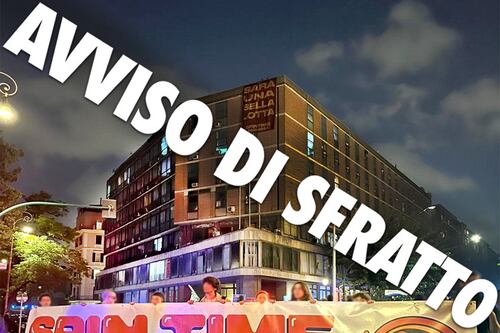 Avviso di sfratto per Spin Time