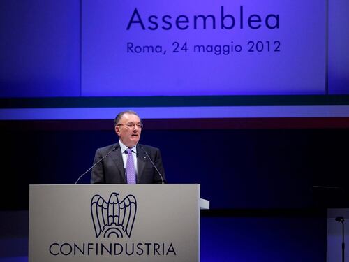 Squinzi: "Italia al collasso, il governo faccia presto"