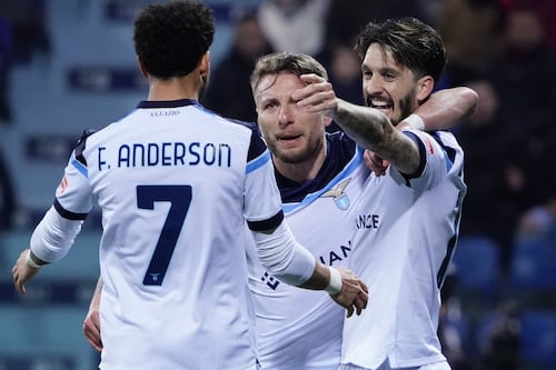 Immobile, Luis Alberto e Anderson. Tris della Lazio al Cagliari