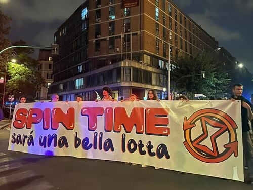 Spin Time attacca: "Sgombero illecito"