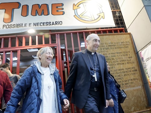 Anche il vicario del Papa sta con gli "okkupanti" di Spin Time (e cita il Buon samaritano)