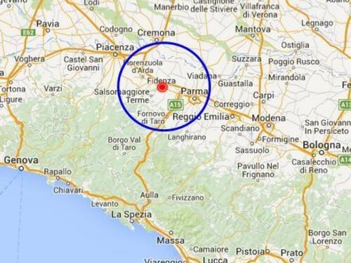 Terremoto di magnitudo 4.4 nel parmense