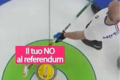 Referendum, il Pd sfrutta i campioni del curling per spingere il No. L’incredibile figuraccia