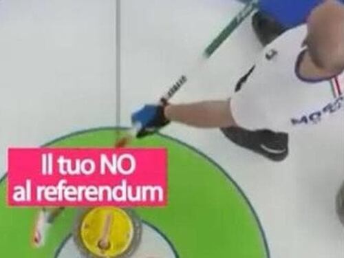 Referendum, il Pd sfrutta i campioni del curling per spingere il No. L’incredibile figuraccia