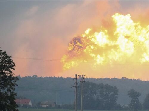 Ucraina, esplode un deposito di armi: 24 mila evacuati
