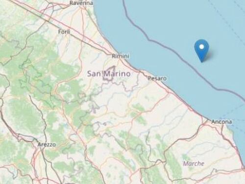 Dove è avvenuto il terremoto oggi: il sisma di 5.5 scuote le Marche