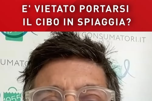 Si può portare cibo negli stabilimenti balneari? Dona spiega cosa fare se c'è il divieto