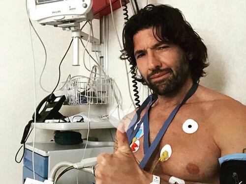 Walter Nudo, la prima immagine dopo il malore