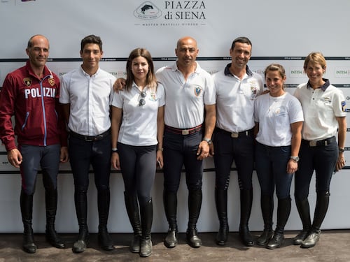 Ecco il team azzurro di Piazza di Siena