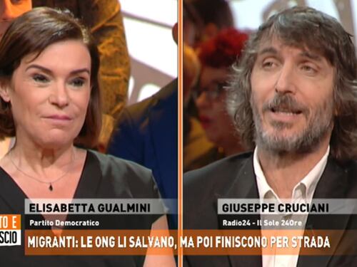 Dritto e rovescio, Cruciani a valanga su Gualmini: "La verità sulla sinistra..."