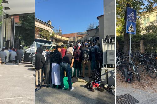 Moschea abusiva, la sinistra chiude un occhio: folla e canti anche di notte. La denuncia di Cisint a Padova