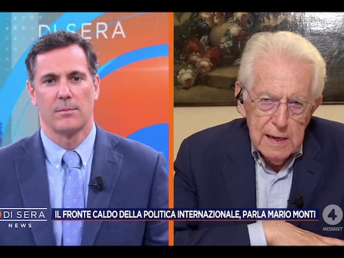 4 di Sera, Monti gela la sinistra ed esalta Meloni: “È la personalità politica più forte in Europa”