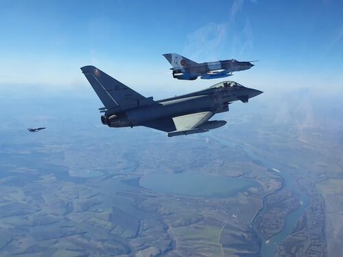 Eurofighter caduto: cos'è successo. In un video gli istanti prima della tragedia