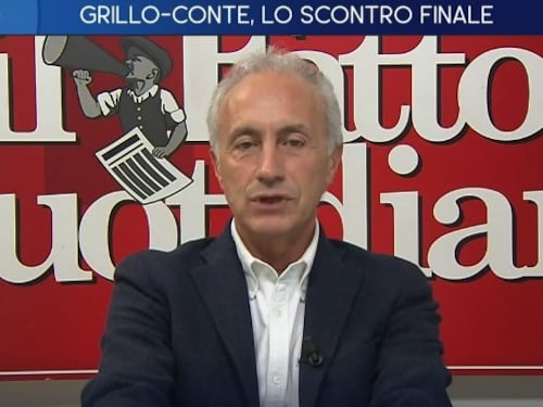 Otto e mezzo, Travaglio contro Grillo: "Fenomeno senile molto triste"