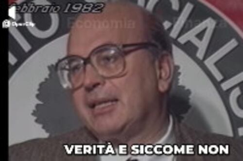 Quando Craxi demolì il Pci: "Neanche i comunisti vogliono il comunismo"