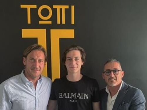 L'interista Bonavita è il primo "acquisto" di Totti procuratore